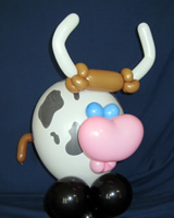 Balloon centerpiece - Steer